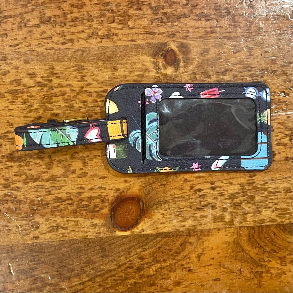 Free with Purchase Floral Travel Luggage Tag